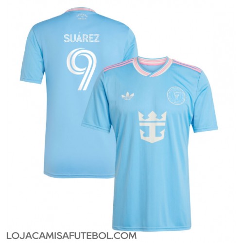 Camisa de Futebol Inter Miami Luis Suarez #9 Equipamento Alternativo 2025-26 Manga Curta